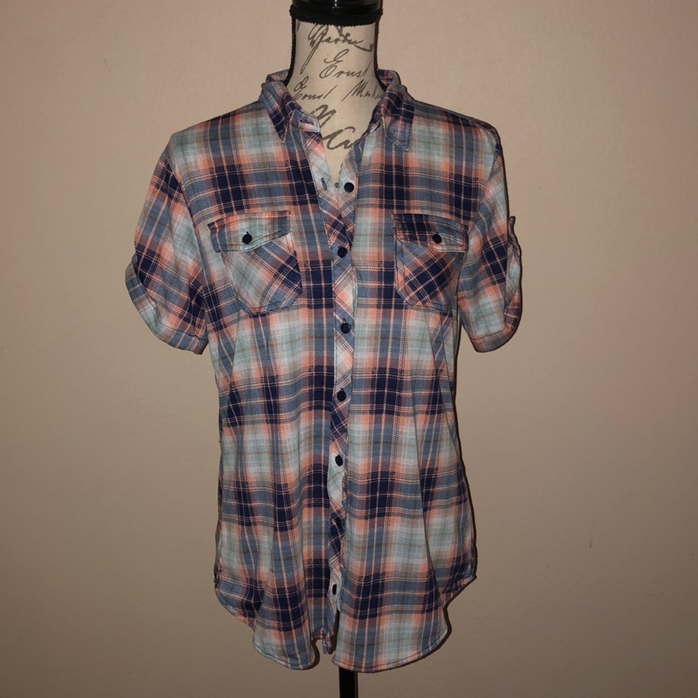Passport Short Sleeve Button Up Shirt